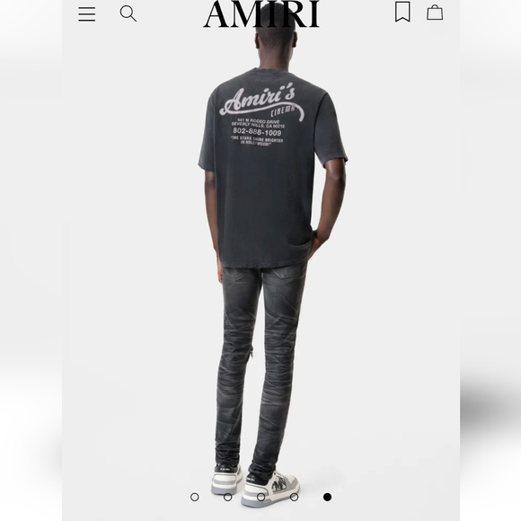 NWT AMIRI WAXED TONAL MX1 JEAN - Picture 5 of 16